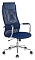 Кресло руководителя Бюрократ KB-9N синий TW-05N TW-10N сетка с подголов. крестовина металл хром