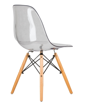 Стул обеденный DSW CASPER ножки светлый бук, прозрачный