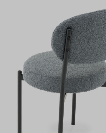 Стул Бриф DD букле темно-серый Стул Бриф DD букле темно-серый