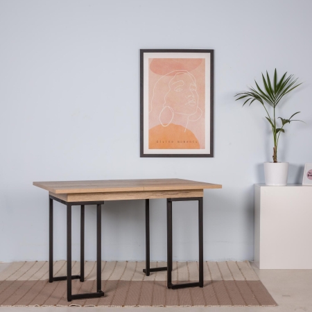 Стол раскладной обеденный Loft 120 дуб натуральный