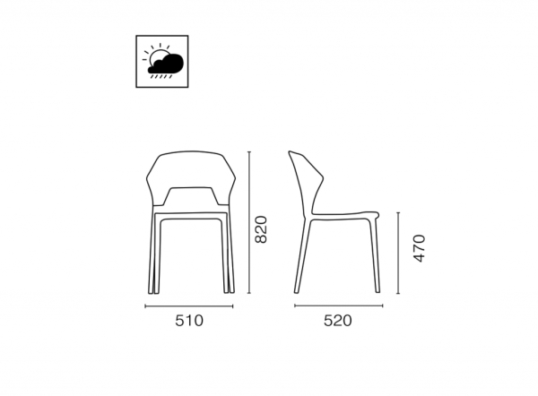 Стул пластиковый PAPATYA Ego-S Стул пластиковый PAPATYA Ego-S
