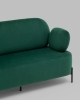 Диван Кэнди велюр зелёный