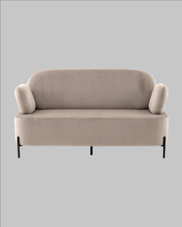 Диван Кэнди велюр светло-серый