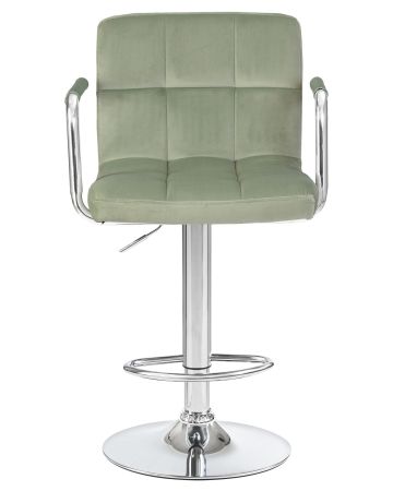 Стул барный KRUGER ARM мятный велюр MJ9-87