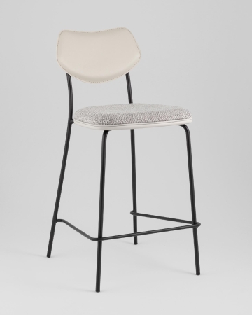 Стул полубарный Casey серый