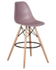 Стул барный DSW BAR ножки светлый бук сиреневый P-04