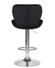 Стул барный BARNY черный велюр MJ9-101