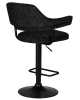 Стул барный CHARLY BLACK черный твид LEO18
