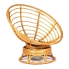 Кресло-качалка "PAPASAN" w 23 и 01 B с подушкой, мед, ткань оранжевый, С 23 фото в интернет-магазине Stoolmarket