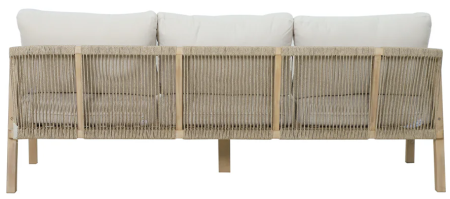 Диван деревянный трехместный Tagliamento Ravona KD бежевый