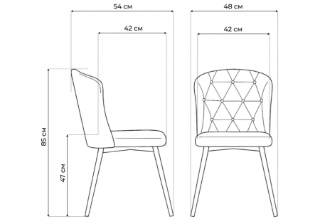 Стул на металлокаркасе Алиссум светло-серый, черный Стул на металлокаркасе Алиссум светло-серый, черный