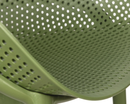 Набор 4 шт Кресло LONZO, зеленый хаки (G-17) c УФ-защитой