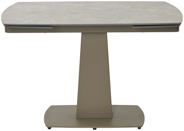 Стол BALDE 120 MATT LATTE STONE SOLID CERAMIC, TAUPE