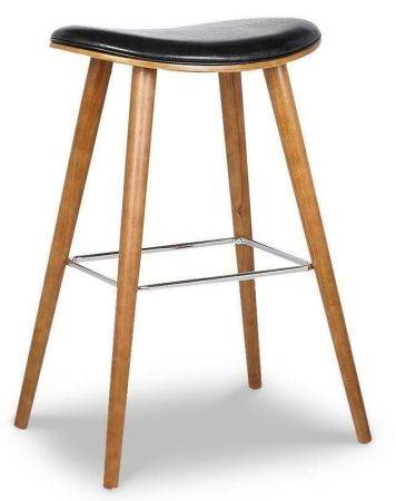 Стул полубарный JY1730-65 черный