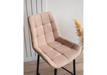 Барный стул Челси 360 бежевый (zd 210), черный np