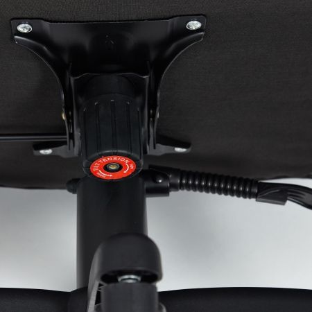 Кресло DUKE флок и ткань, черный