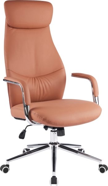 Кресло руководителя Bell экокожа коричневый Кресло руководителя Bell экокожа коричневый