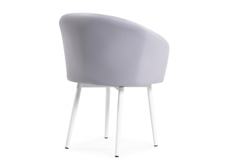 Стул на металлокаркасе Моншау крутящийся велюр velutto 49, белый Стул на металлокаркасе Моншау крутящийся велюр velutto 49, белый