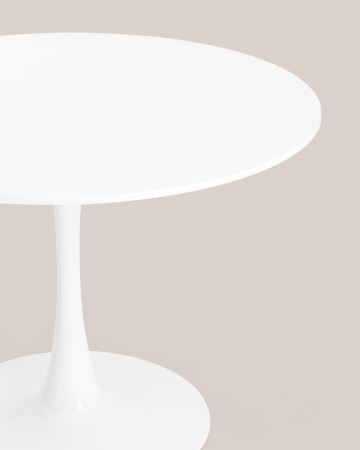 Стол Tulip D100 белый