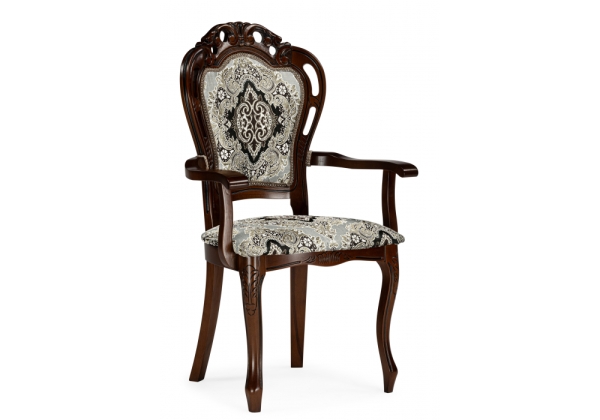 Стул деревянный Bronte муса чёрная вишня, патина Стул деревянный Bronte муса чёрная вишня, патина