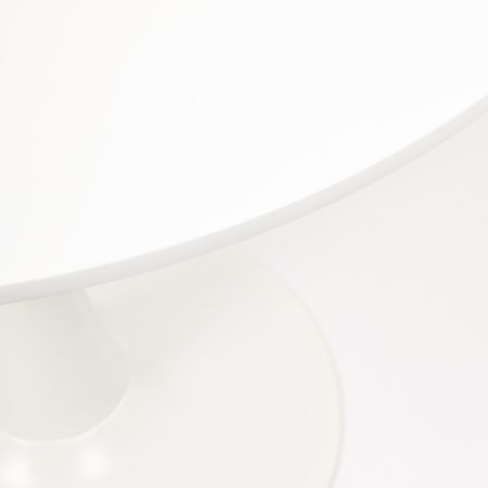 Стол TULIP (011) металл, мдф, 90*74, белый