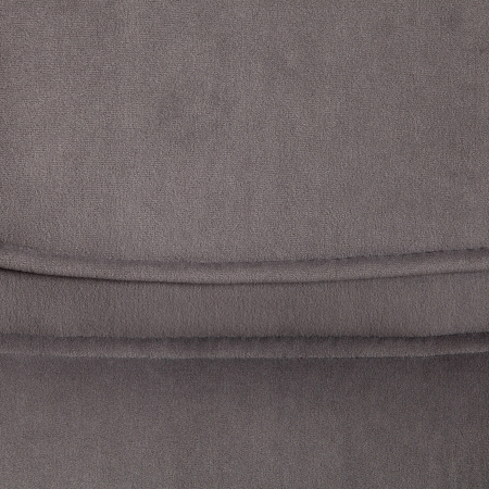 Кресло BERGAMO хром флок, серый