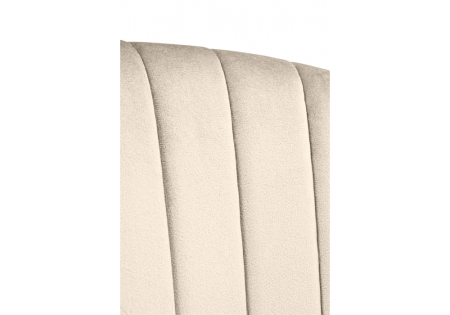 Стул на металлокаркасе Лео светло-бежевый (H-05), черный