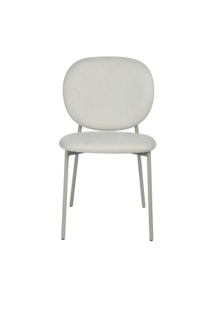 Стул обеденный Pip бежевый кремовые ножки