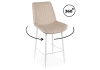 Барный стул Седа 360 бежевый (zd 210), белый np