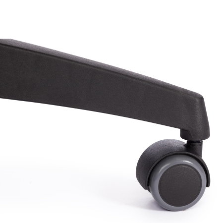 Кресло START флок и ткань, черный и серый