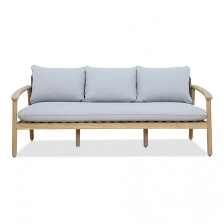 Диван деревянный трехместный с подушками Tagliamento Freeport