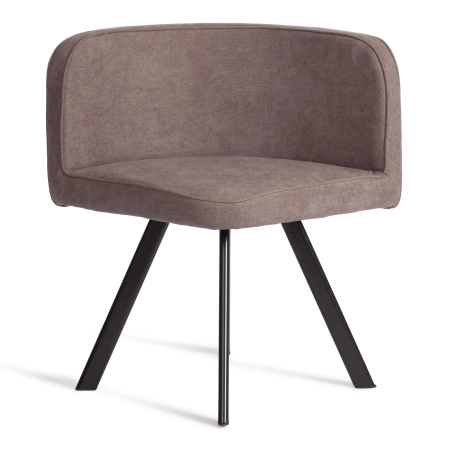 Комплект (стол, 4 стула) QUADRON (mod. PT14) темно-серый