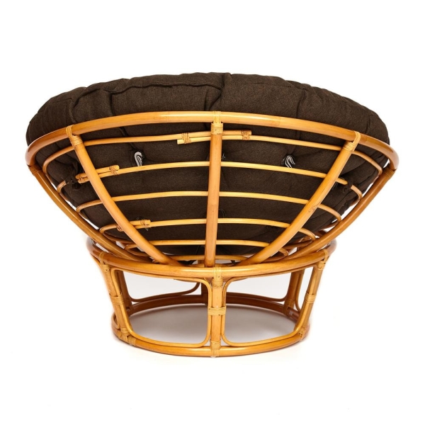 Кресло "PAPASAN" 23/01 W с подушкой мед, ткань коричневый, 3М7-147