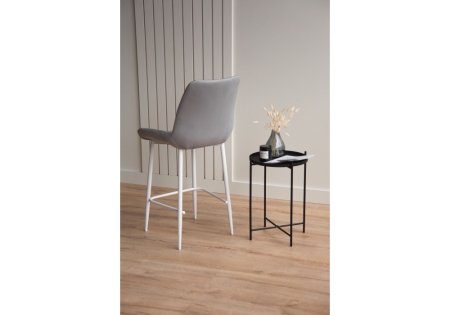 Барный стул Седа 360 светло-серый (zd 960), белый np