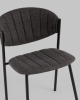 Стул Харпер ткань рогожка темно-серый