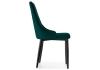 Стул Kora зеленый, черный
