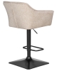 Стул барный RALF бежевый твид LEO26