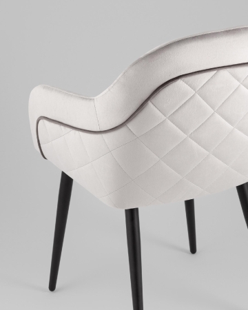 Стул Новел New велюр светло-серый