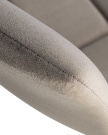 Набор 2 шт Стул барный TAILOR WHITE, серый велюр (MJ9-75)