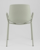 Стул Kaira пластик серо-зеленый
