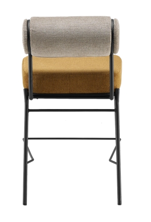 Стул полубарный Ponpoun бежевый терракотовый