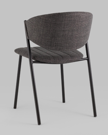 Стул Харпер ткань рогожка темно-серый