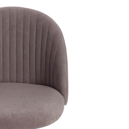 Кресло MELODY велюр, серый