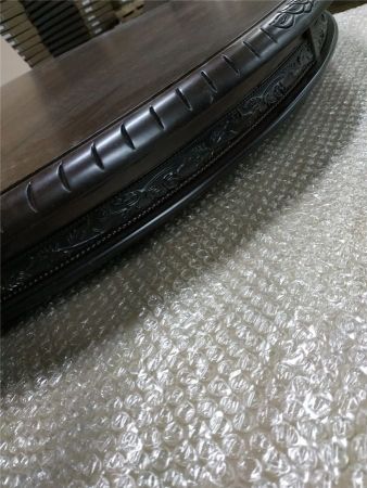 Стол обеденный раздвижной Азия-М темный орех и черная патина