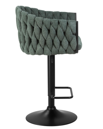Набор 2 шт Стул барный LEON, зеленая ткань (LAR 275-23)