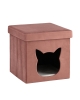 Пуф складной с ящиком Store Pet розовый Пуф складной с ящиком Store Pet розовый