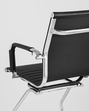 Кресло для посетителей Visit TopChairs черное 2 шт.