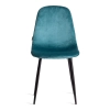 Стул BREEZE (mod. JSC-58) велюр и металл, синий, черный