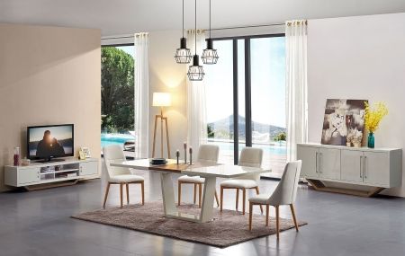 Стул Y1685 орех WK-70, JX215-3 белый