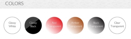 Стул прозрачный Bee серый